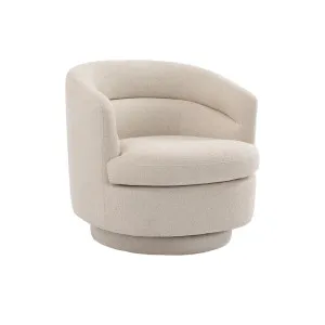 Holly Swivel Armchair - Natural by CAFE Lighting & Living, a Chairs for sale on Style Sourcebook