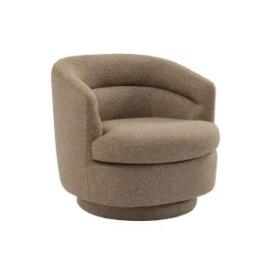 Holly Swivel Armchair - Cocoa Mocha by CAFE Lighting & Living, a Chairs for sale on Style Sourcebook