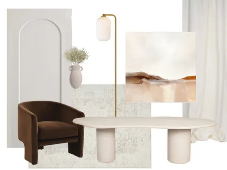 Warm Contemporary Living Room Interior Design Mood Board by Bethany Routledge-Nave on Style Sourcebook