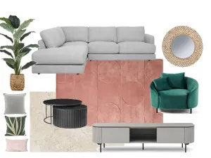 Living Room Contemporary Interior Design Mood Board by contact@rasaluxury.com on Style Sourcebook