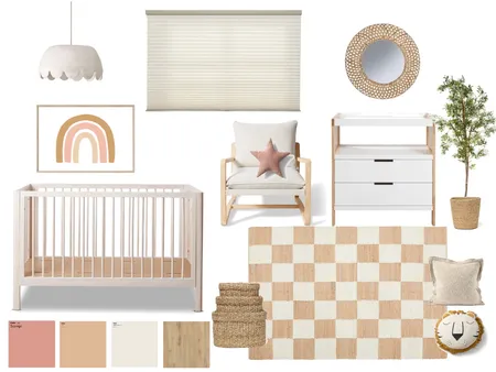 Baby girl nursery Interior Design Mood Board by Sayaka Iida on Style Sourcebook