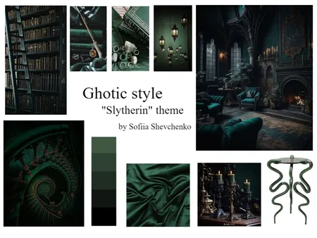 Gothic Interior Design Mood Board by S_Shevchenko on Style Sourcebook