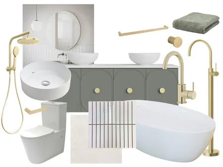 Bathroom Reno Interior Design Mood Board by Emeché on Style Sourcebook