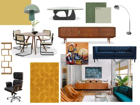 Mid Century Interior Design Mood Board by KelliB on Style Sourcebook
