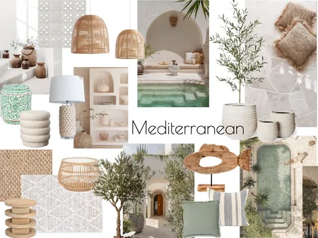 Mediterranean Interior Design Mood Board by Meg_Jeffery on Style Sourcebook
