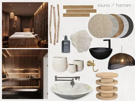 sauna hamam Interior Design Mood Board by rruqq on Style Sourcebook