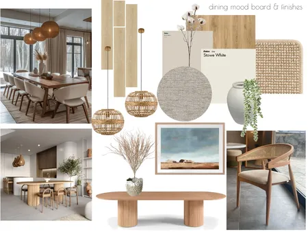 dining mood board & finishes Interior Design Mood Board by rruqq on Style Sourcebook