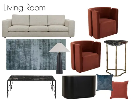 Living Room - Task 2 Interior Design Mood Board by interiorschemes@gmail.com on Style Sourcebook
