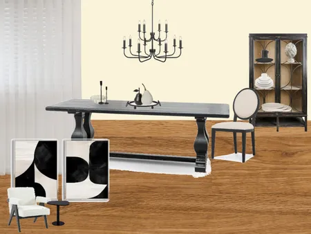 dining rm #3 - Blk Interior Design Mood Board by Jess M on Style Sourcebook