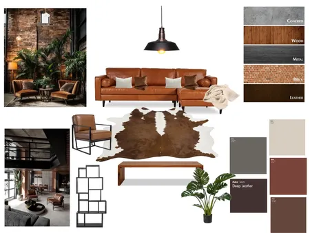 Industrial mood broad Interior Design Mood Board by MurielHayward on Style Sourcebook