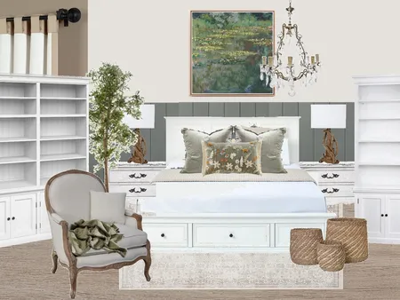 Modern Country Farmhouse Bedroom Interior Design Mood Board by Alyssa Coelho on Style Sourcebook