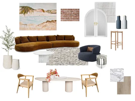 Modern Tonal Living Interior Design Mood Board by Jessie T Designs- Specialising in: Interior Design, Colour Consulting, Interior Decorating and Styling for Sale on Style Sourcebook