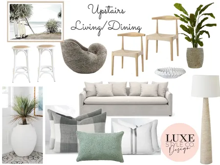 Chiton Rocks House 1 Main Living Room Interior Design Mood Board by Luxe Style Co. on Style Sourcebook