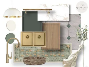 Luxe Country Kitchen Interior Design Mood Board by Rockycove Interiors on Style Sourcebook