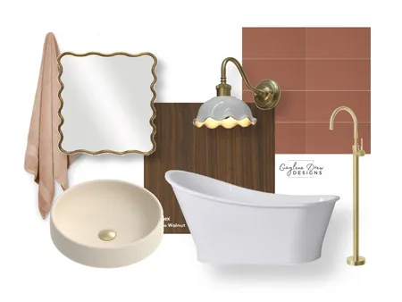 Bathroom of warmth and beauty Interior Design Mood Board by Gaylene Drew Designs on Style Sourcebook