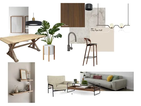 לוח השראה וחומרים - משפחת עג'מי Interior Design Mood Board by Miritwm on Style Sourcebook
