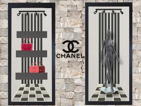 Chanel window display Interior Design Mood Board by caseyywoodd on Style Sourcebook