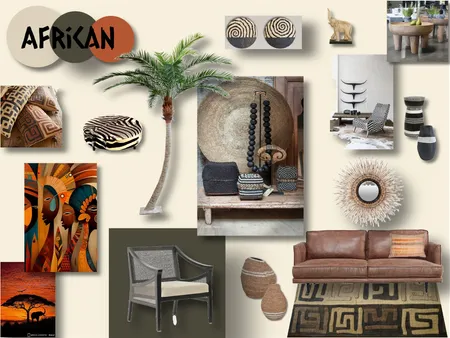 African moodboard Interior Design Mood Board by morrissheryn1@gmail.com on Style Sourcebook