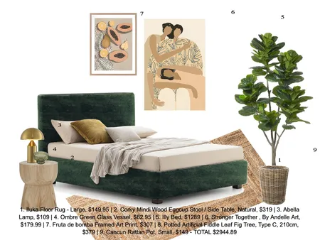 Bedroom layout Interior Design Mood Board by lauralane on Style Sourcebook