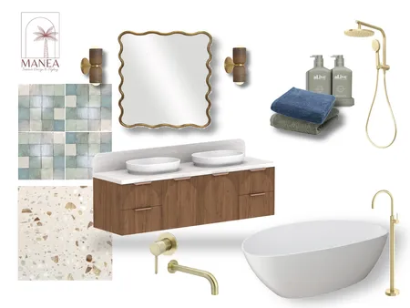 Modern Bathroom Interior Design Mood Board by Manea Interiors on Style Sourcebook