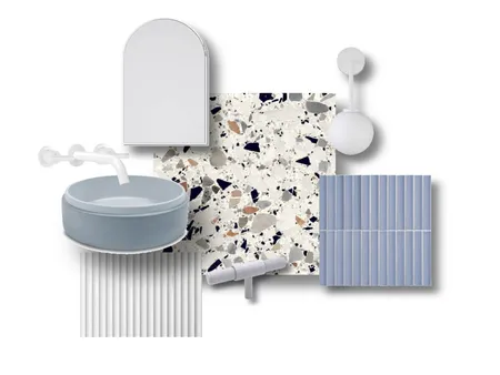 Powder Room Interior Design Mood Board by Sarah Bourke Interior Design on Style Sourcebook