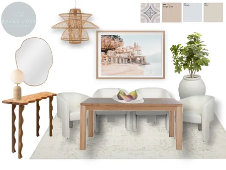 Amalfi Luxe Dining Interior Design Mood Board by Rockycove Interiors on Style Sourcebook