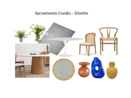 Sacramento Condo Dinette Interior Design Mood Board by joseddington@gmail.com on Style Sourcebook