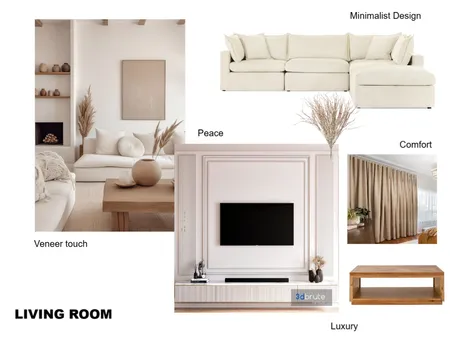 LIVING ROOM Interior Design Mood Board by Rahul on Style Sourcebook