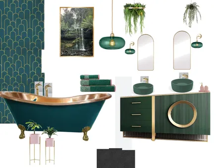 Bathroom Concept Board Interior Design Mood Board by Suebedoo on Style Sourcebook