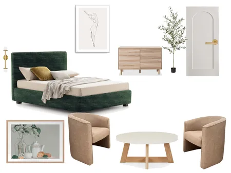 Bedroom 24 Interior Design Mood Board by Fleur Design on Style Sourcebook