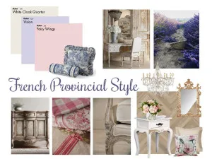 French Provincial Interior Design Mood Board by BrimandBloom on Style Sourcebook