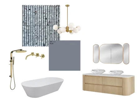 Bathroom blue Interior Design Mood Board by Lia Joy on Style Sourcebook