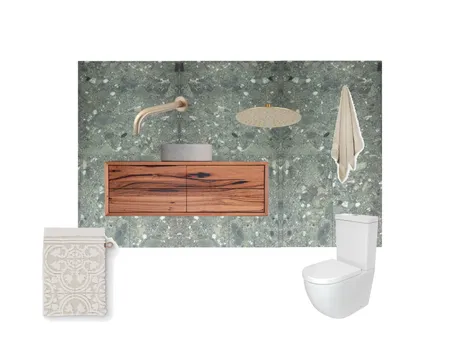 Ensuite green Interior Design Mood Board by justine.suttorini@gmail.com on Style Sourcebook