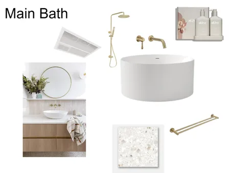 Main Bathroom Interior Design Mood Board by toptierprojects on Style Sourcebook