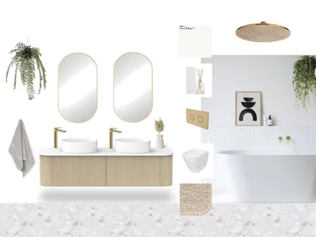 BATHROOM  £5000 Interior Design Mood Board by SonjaHvidbro on Style Sourcebook