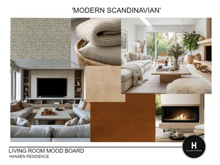 Modern Scandinavian Living Room - Hansen Residence Interior Design Mood Board by Kathleen Holland on Style Sourcebook