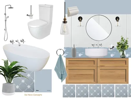 Duncan main bathroom Interior Design Mood Board by De Novo Concepts on Style Sourcebook