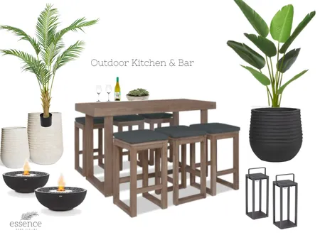 Project Belle Mare ~ Outdoor Kitchen & Timber Bar Interior Design Mood Board by Essence Home Styling on Style Sourcebook