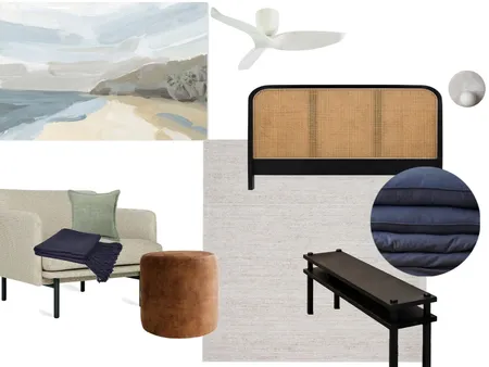 Myponga Coastal Bedroom Interior Design Mood Board by Suzab on Style Sourcebook