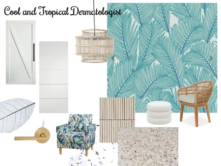 Cool & Tropical Dermatologist Interior Design Mood Board by LesStyleSourcebook on Style Sourcebook