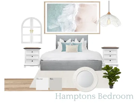 Hamptons Bedroom Mood Board Interior Design Mood Board by KaitlynG on Style Sourcebook