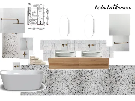 Kids Bathroom Interior Design Mood Board by lorey on Style Sourcebook