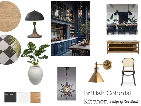 Module 3_British Colonial Kitchen_Neault_2024_6 Interior Design Mood Board by cneault on Style Sourcebook