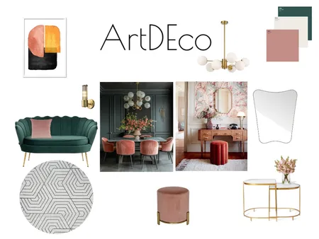 Art Deco Interior Design Mood Board by moneil on Style Sourcebook