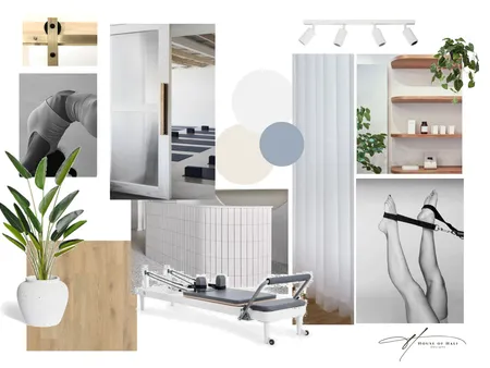 Studio Pilates Interior Design Mood Board by House of Hali Designs on Style Sourcebook