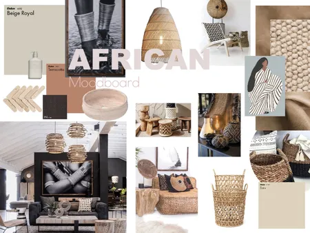 African Mood board Interior Design Mood Board by Nelrie on Style Sourcebook