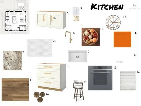 Kitchen Sample Board - Christina Pyfrom Interior Design Mood Board by foureverchrissy on Style Sourcebook