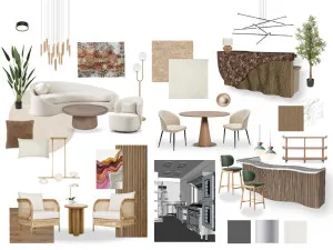hotel Interior Design Mood Board by SMF on Style Sourcebook