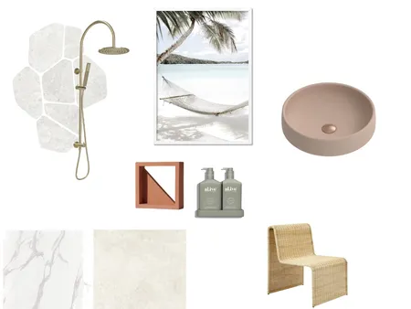 Oasis shower room Interior Design Mood Board by Fleur Design on Style Sourcebook