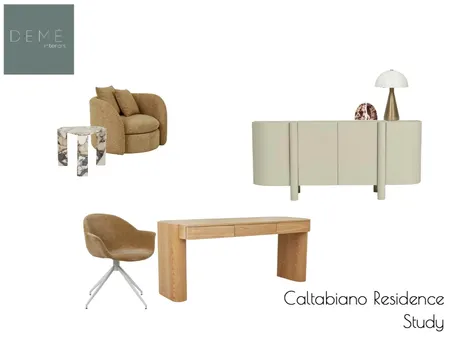 Caltabiano Residence - Study Interior Design Mood Board by Demé Interiors on Style Sourcebook